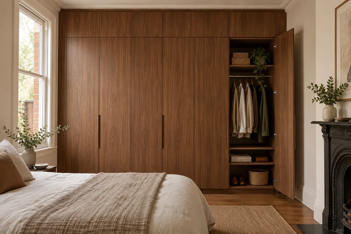 Built in wardrobes for a residential property